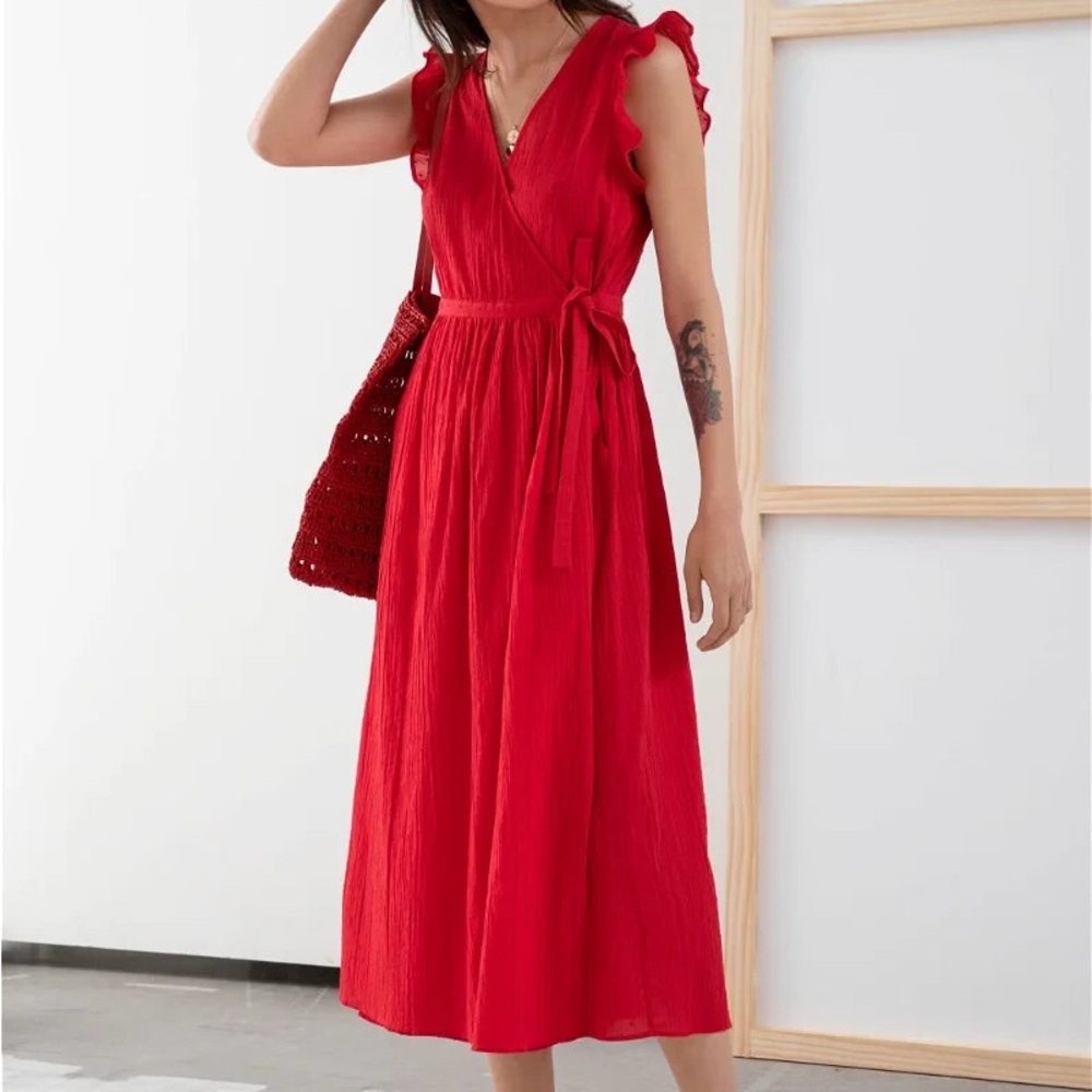 & Other Stories Wrap Dress